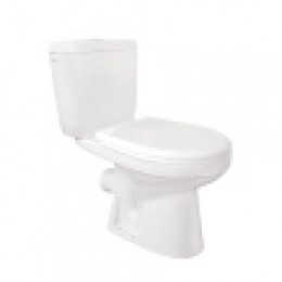 Унитаз-компакт "Анимо" косой (эконом: 1-реж., полипроп)