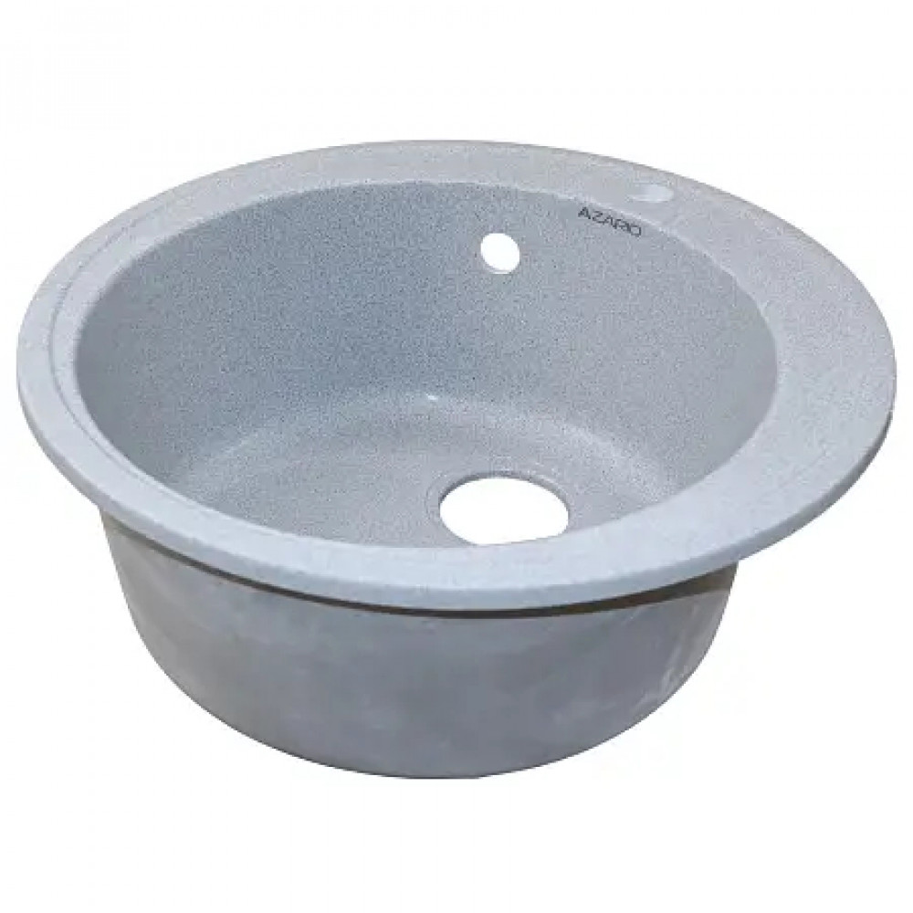 AZARIO кухонная мойка Solo (505x505x190) Серая (сифон)