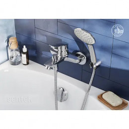 Смеситель Таос для ванны-душа с аксессуарами, хром