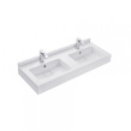 Сакура 1200 Раковина  две чаши белая