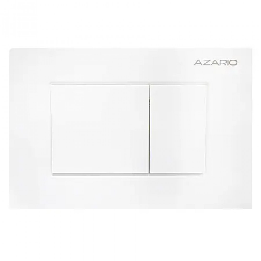 AZARIO NEW-TS Клавиша смыва AZ-ABS-001-W белый (квадратная) пластик, 245х162,5х28,3мм (инст. AZ-G12 и AZ-TS006T)