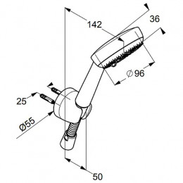 KLUDI LOGO душевой гарнитур 3S