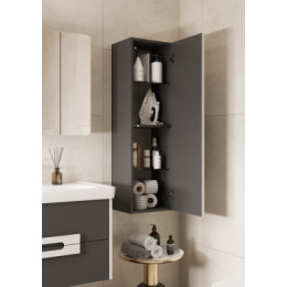 Ар-Деко Шкаф-колонна Серый Кобальт