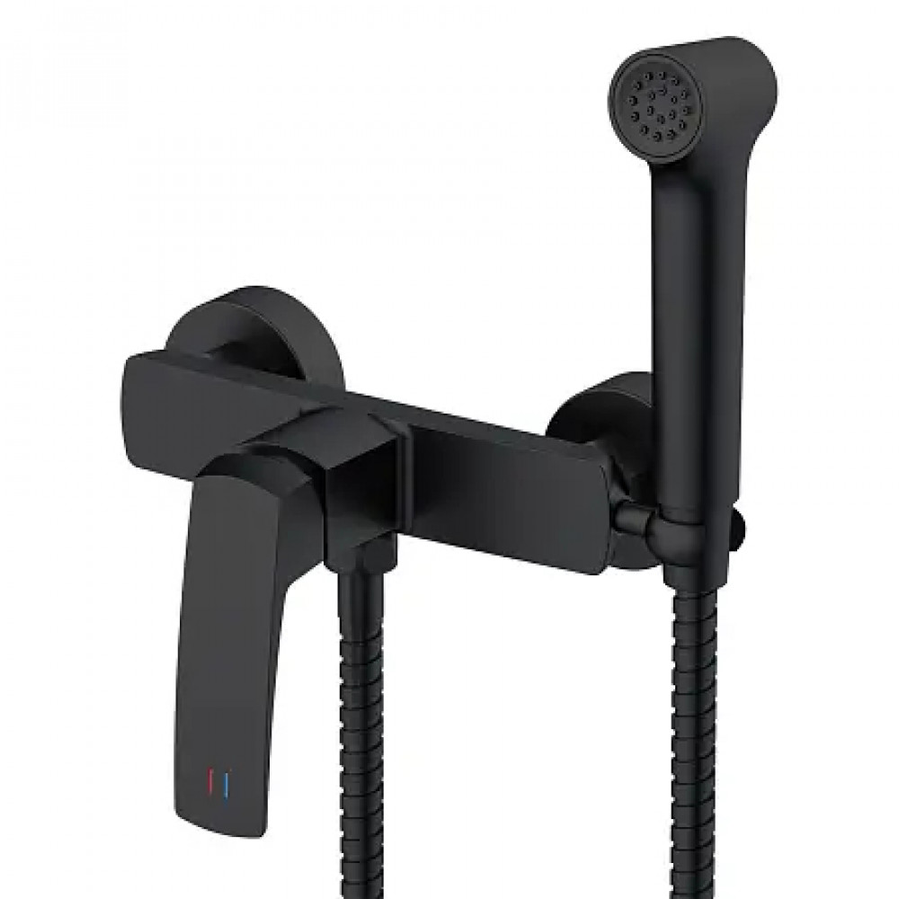 Conda Гигиенический душ со смесителем, черный матовый