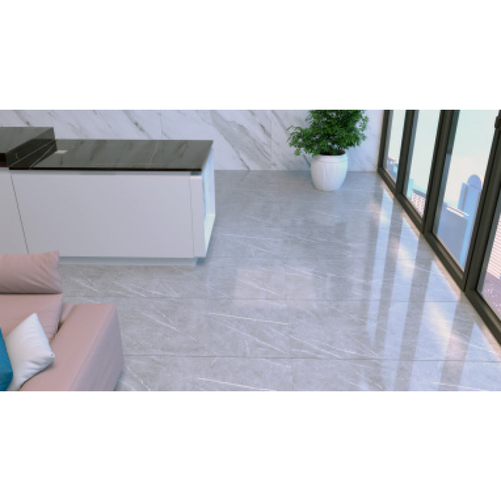 Керамический гранит AZARIO ASMUS GREY 60х120 Glossy