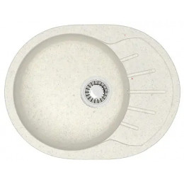 AZARIO кухонная мойка Light (575х440х215) Хлопок (сифон + герметик)