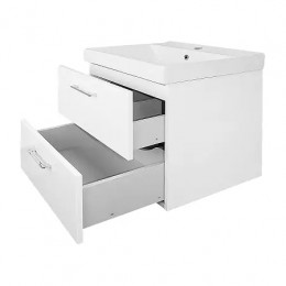 Комплект Тумба Ника 60 (610*560*480) подвесная с раковиной Tempo 60