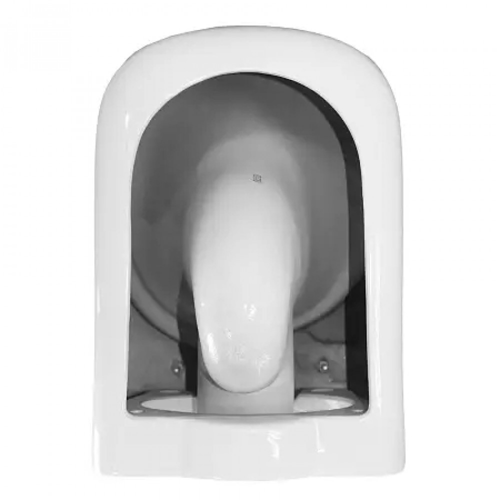 Vesper Унитаз подвесной с функцией торнадо, с сиденьем микролифт, дюропласт. 510*360*365mm (1 место)