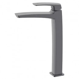Conda Cмеситель высокий для раковины, серый графит