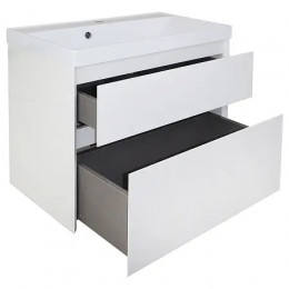 Комплект тумба Velluto 70 (700*660*450) подвесная с раковиной Слим 70