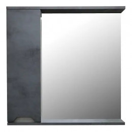 Зеркало-шкаф Florena 70 (600*700*135) левый Темный Бетон
