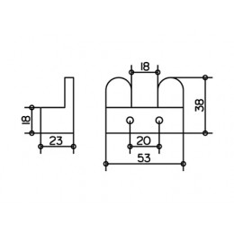 30015010000 Edition 300 Крючок для полотенца двойной