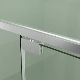 AZ-J50-100-CH-CL Душевое ограждение MALE SQR-100х100х195-CH-CL, прозрачное стекло 6 мм, профиль хром