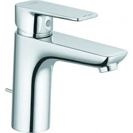 KLUDI PURE&STYLE Однорычажный смеситель на умывальник 100, c донным клапаном, арт. 402900575
