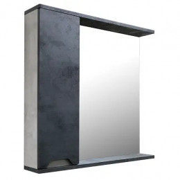 Зеркало-шкаф Florena 70 (600*700*135) левый Темный Бетон