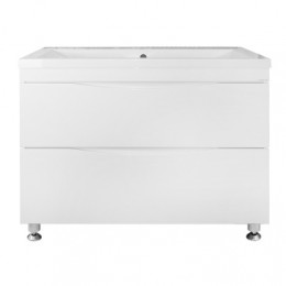 Комплект Тумба Эстима 100/2Н напольная с раковиной Астория 100