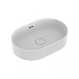 T360401 STRADA II Oval Vessel Умывальник 60 см без отверстия под смеситель, для монтажа с мебелью, с отверстием перелива (щелевого типа)