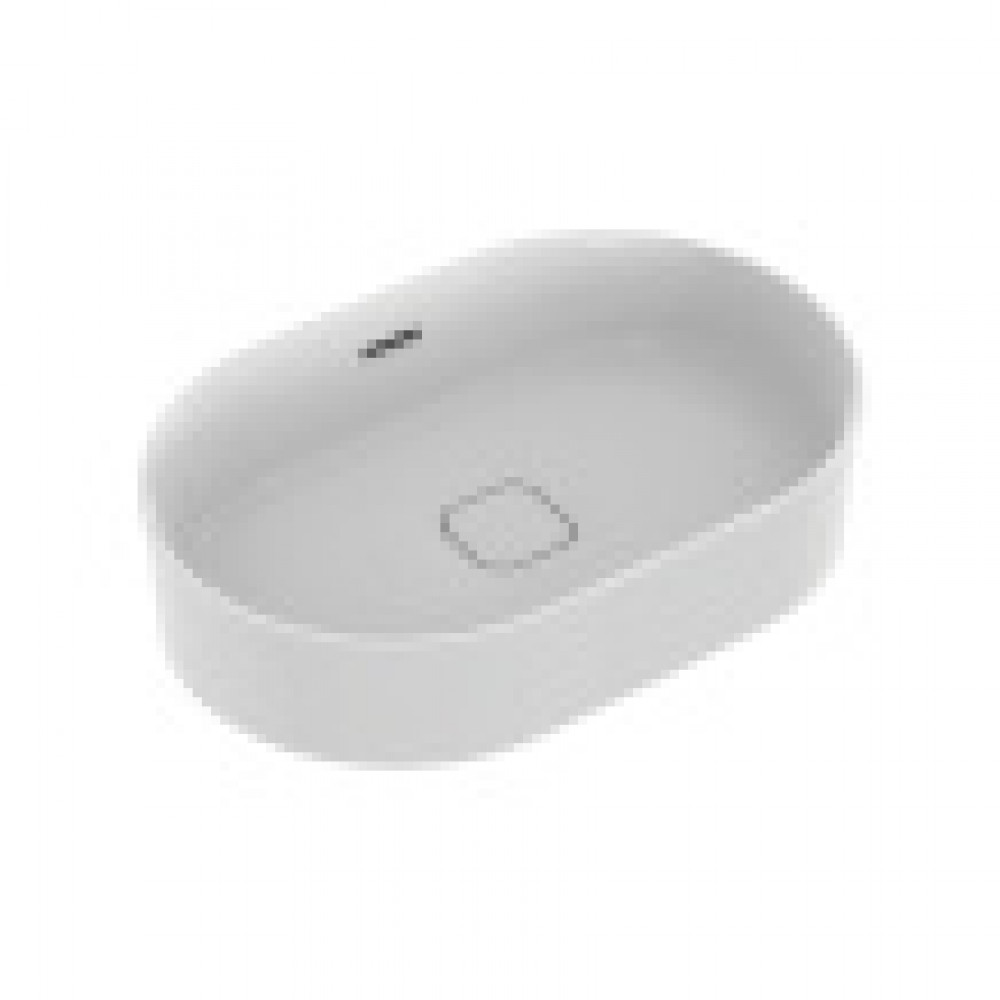 T360401 STRADA II Oval Vessel Умывальник 60 см без отверстия под смеситель, для монтажа с мебелью, с отверстием перелива (щелевого типа)