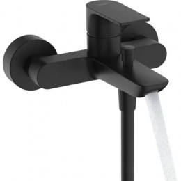 72450670 Rebris E Однорычажный смеситель для ванны наружного монтажа, матовый черный
