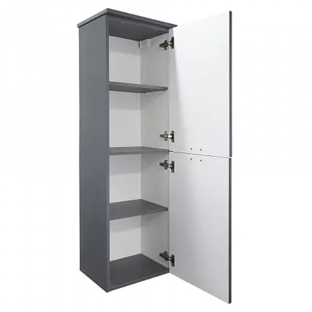 Пенал ARMARIO подвесной правый МАТОВЫЙ СЕРЫЙ (350*1390*440)