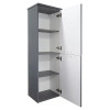 Пенал ARMARIO подвесной правый МАТОВЫЙ СЕРЫЙ (350*1390*440)
