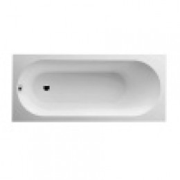 OBERON Ванна квариловая 180х80 с ножками, Альпийский белый