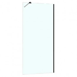 AZ-251-110-MB-CL Душевая перегородка Walk-in, 110x195-MB-CL, прозрачное стекло 8 мм, профиль матовый черный