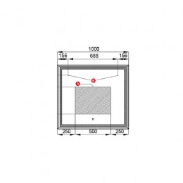 Уэльс Зеркало 100 NEW