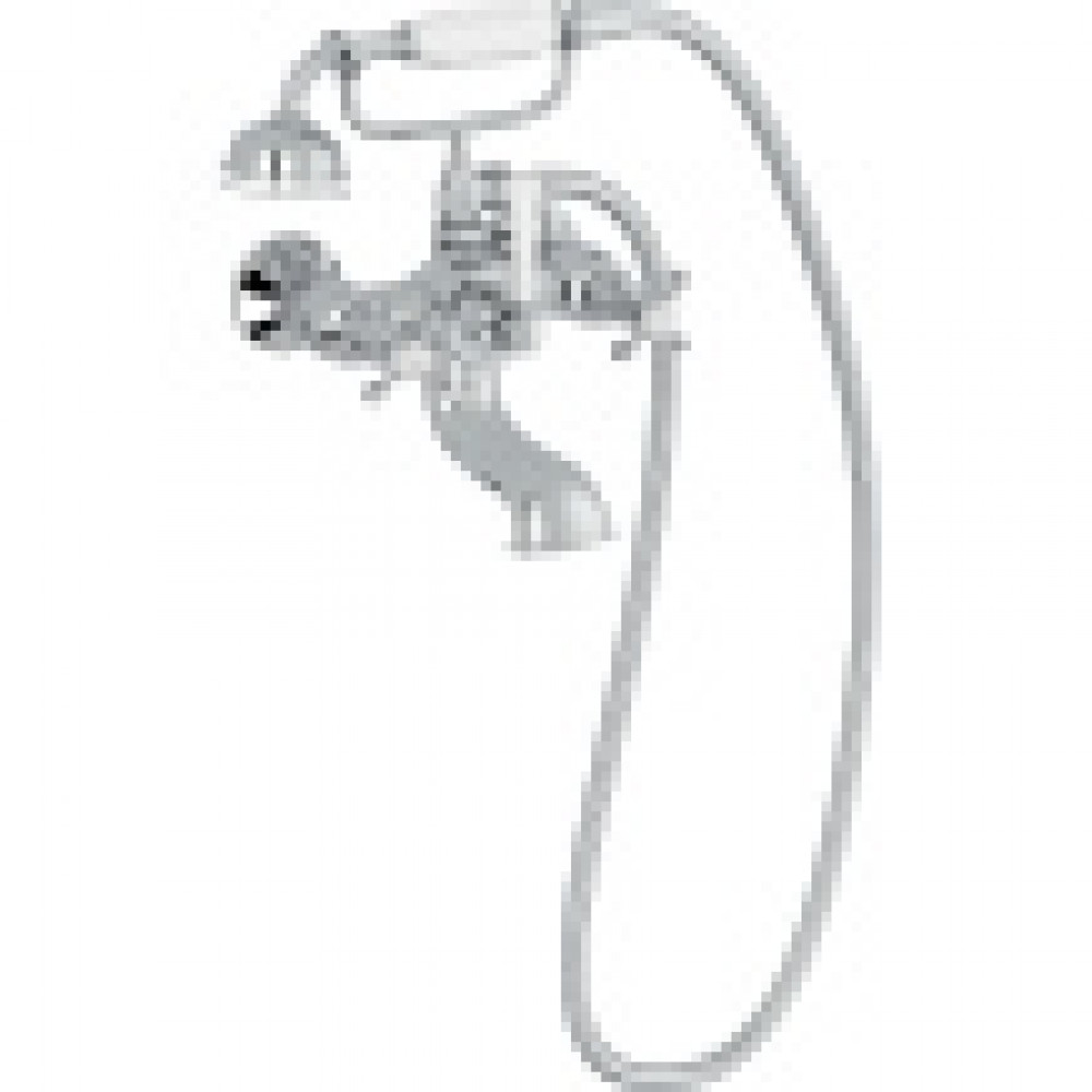 E24313-CP CLEO 1889 Смеситель для ванны и душа, хром