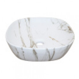 AZ-2184+M845  раковина накладная/подвесная под камень (370x370x115мм)