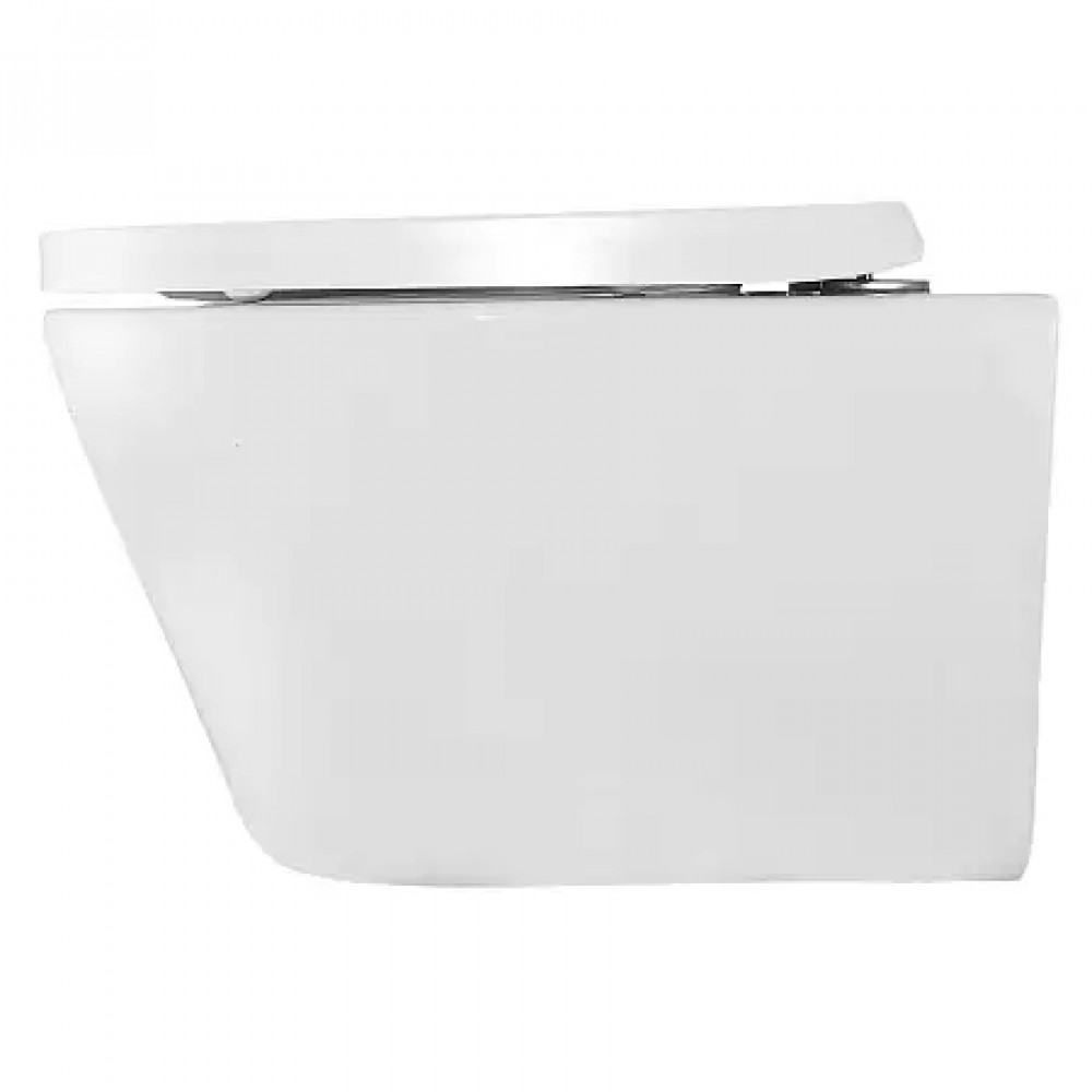 Vesper Унитаз подвесной с функцией торнадо, с сиденьем микролифт, дюропласт. 510*360*365mm (1 место)