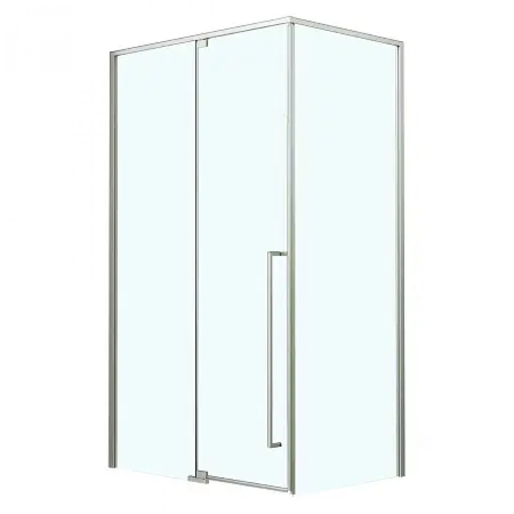 AZ-J50-100-CH-CL Душевое ограждение MALE SQR-100х100х195-CH-CL, прозрачное стекло 6 мм, профиль хром