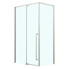 AZ-J50-100-CH-CL Душевое ограждение MALE SQR-100х100х195-CH-CL, прозрачное стекло 6 мм, профиль хром
