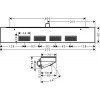 26243700 Rainfinity Плечевой душ 500 1jet с полкой для душа, белый матовый