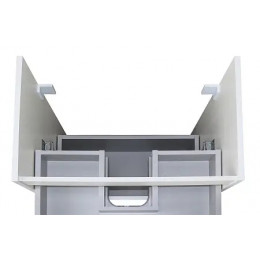 Комплект Тумба Ника 60 Н (610х480х860) Напольная с раковиной Tempo 60