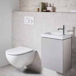 115.884.SI.1 Sigma21 Смывная клавиша, для двойного смыва, цвет металлический хромированный: хромированный черный, белый