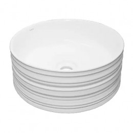 AZ-3272-MW  Раковина накладная. Размер:410*410*180  матовый белый