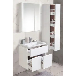 Z_UP Шкаф-колонна правый, белый глянец