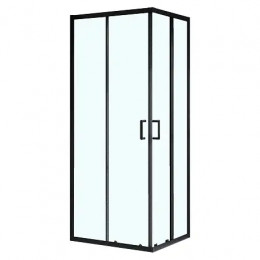 AZ-R36-90-MB-CL Душевое ограждение VIENNA SQP-90х90х195-MB-CL, прозрачное стекло 6 мм, профиль матовый черный