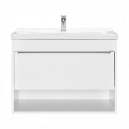 Хоуп Тумба-умывальник 80/1 Белый матовый (БЕЗ Умывальника Миранда-80)