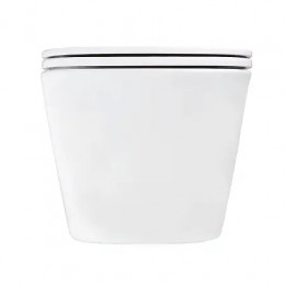 AZ-5172T-WHT PACE Унитаз подвесной с системой смыва Tornado в комплекте с быстросъемным сиденьем микролифт, дюропласт 520*360*365mm