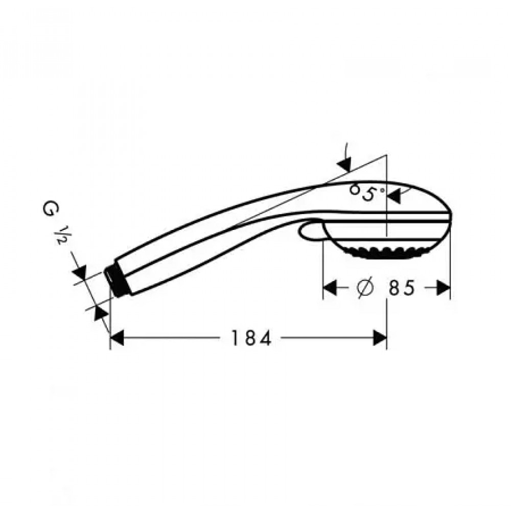 28562000 Crometta 85 Ручной душ Crometta 85 Variojet,½’