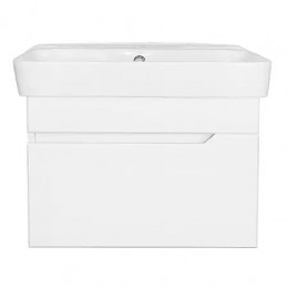 Комплект Тумба Mari 60 подвесная с раковиной Сканди 60 (2места)