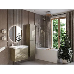 Ona Тумба под раковину 800, темный вяз 2 ящика (подходит раковина ZRU9307562,732799C000,73279A4000,732700C000 / 732700B000)