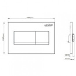 Loranto Кнопка к инсталляции KARE чёрная