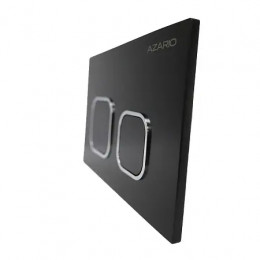 AZARIO NEW-TS Клавиша смыва AZ-ABS-002-B черный (квадратная) пластик, 245х162,5х28,3мм (инст.AZ-G12 и AZ-TS006T)