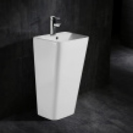 FRETTA SQUARE Раковина напольная отдельностоящая прямоугольная. Размер 440х380х835 мм