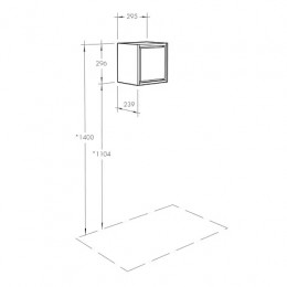 Уэльс Шкаф навесной NEW