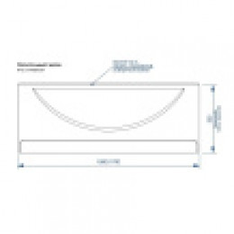Экран для ванны «MILTON»1700