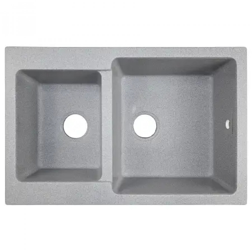 AZARIO кухонная мойка Ostin (770x510х190) Серая (сифон)